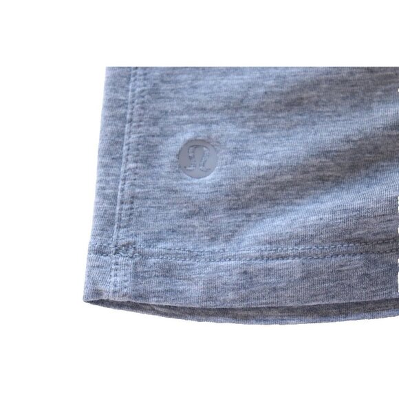 Lululemon Women's 8 Dark Gray T-Shirt Oversized Pullover Boat Neck Short Sleeve - Picture 5 of 6